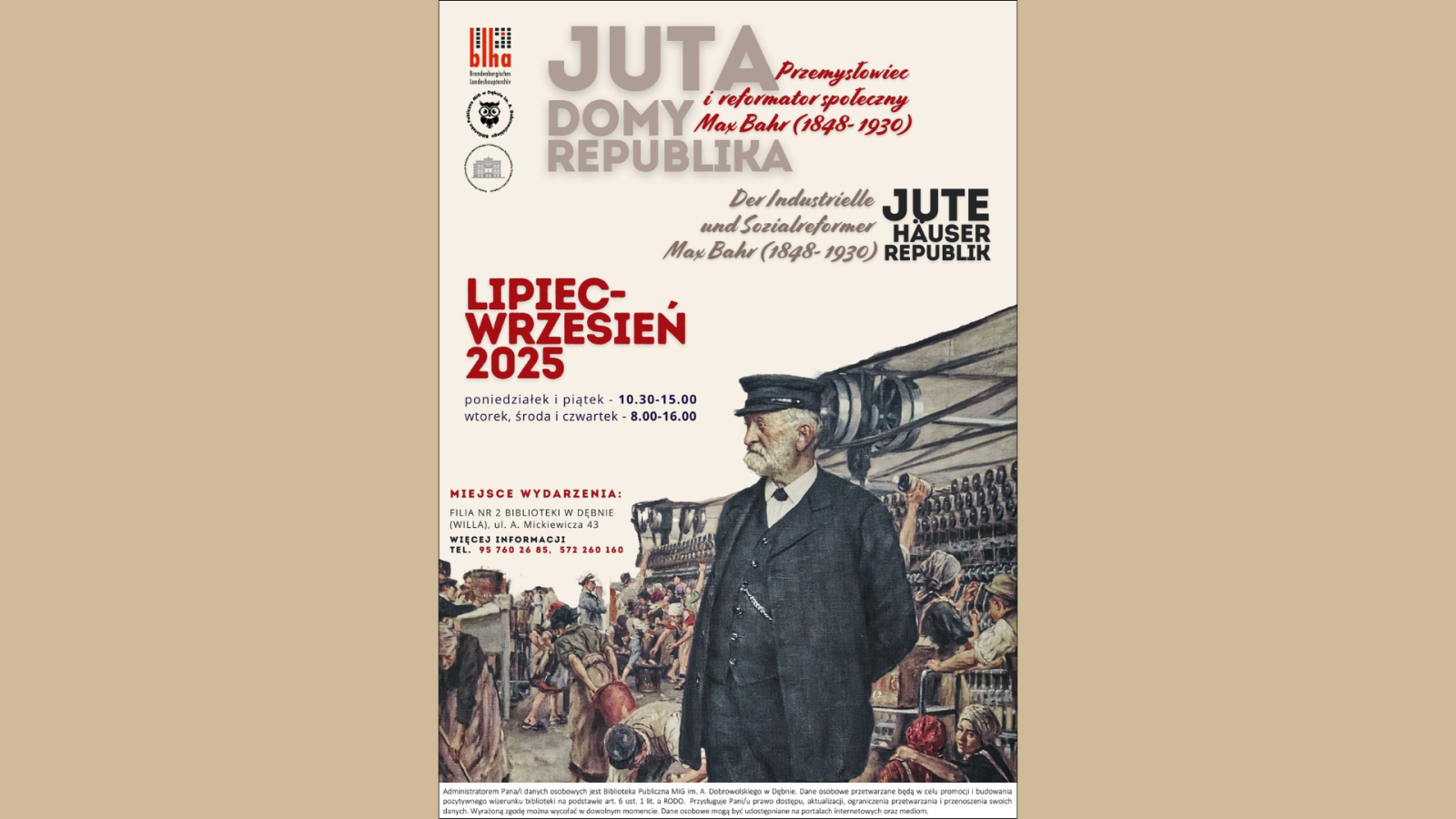 Zdjęcie: „Juta, domy, republika. Przemysłowiec i reformator społeczny Max Bahr (1848-1930)”